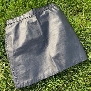 ⛓️🖤🔪Genuine Leather Vintage Mini Skirt🔪🖤⛓️